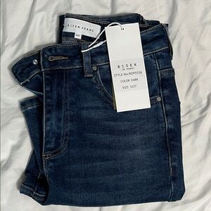 Risen Women's Dark Skinny Jeans